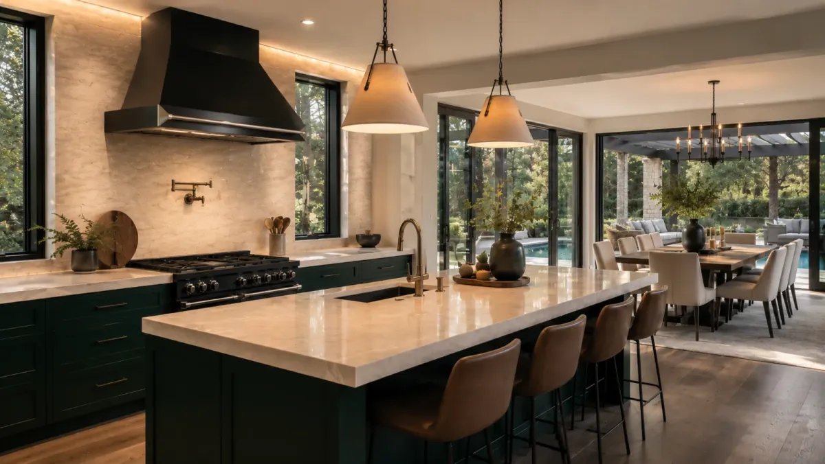 Completed kitchen renovation by P&J General Contractor